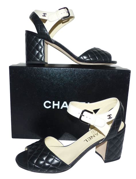 chaussures bicolores chanel|Chanel sandals official website.